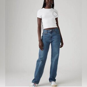 Levi's Women's Low Pro Straight Leg Blue Jeans Sz 31 x 29